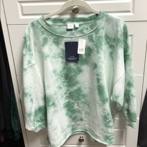 Gap tie-dye sweatshirt, size S, NWT